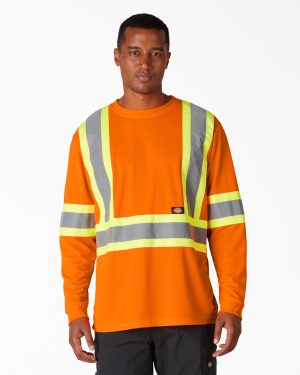 Hi Vis Safety Long Sleeve T-Shirt