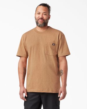 Heavyweight Heathered Short Sleeve Pocket T-Shirt