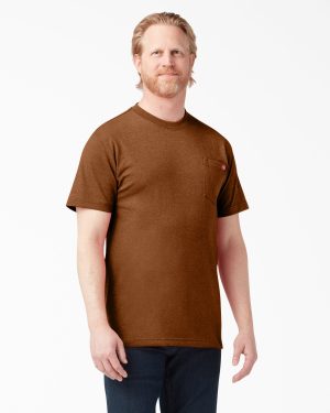 Heavyweight Heathered Short Sleeve Pocket T-Shirt