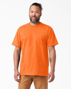 Heavyweight Neon Short Sleeve Pocket T-Shirt