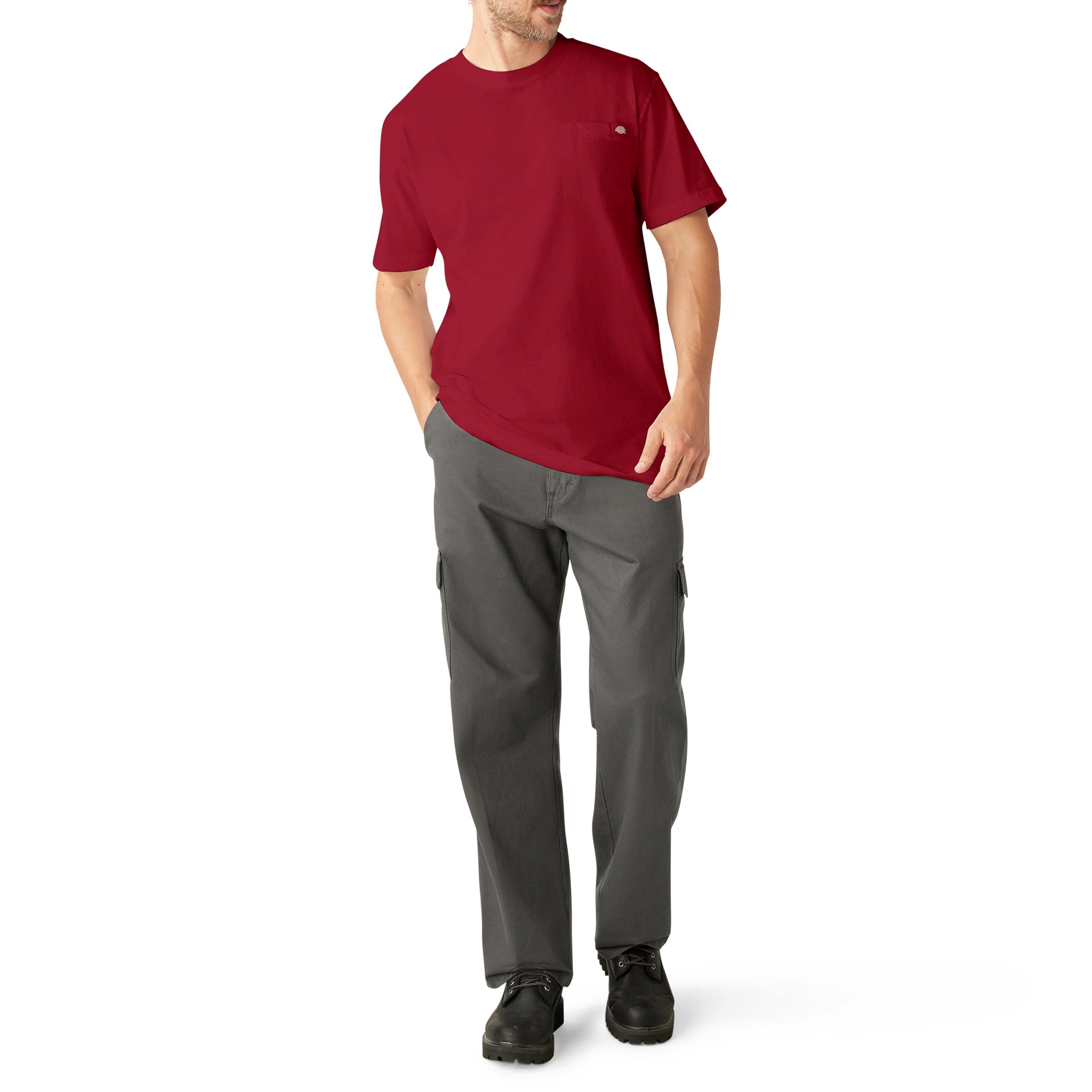 Heavyweight Short Sleeve Pocket T-Shirt - Image 4