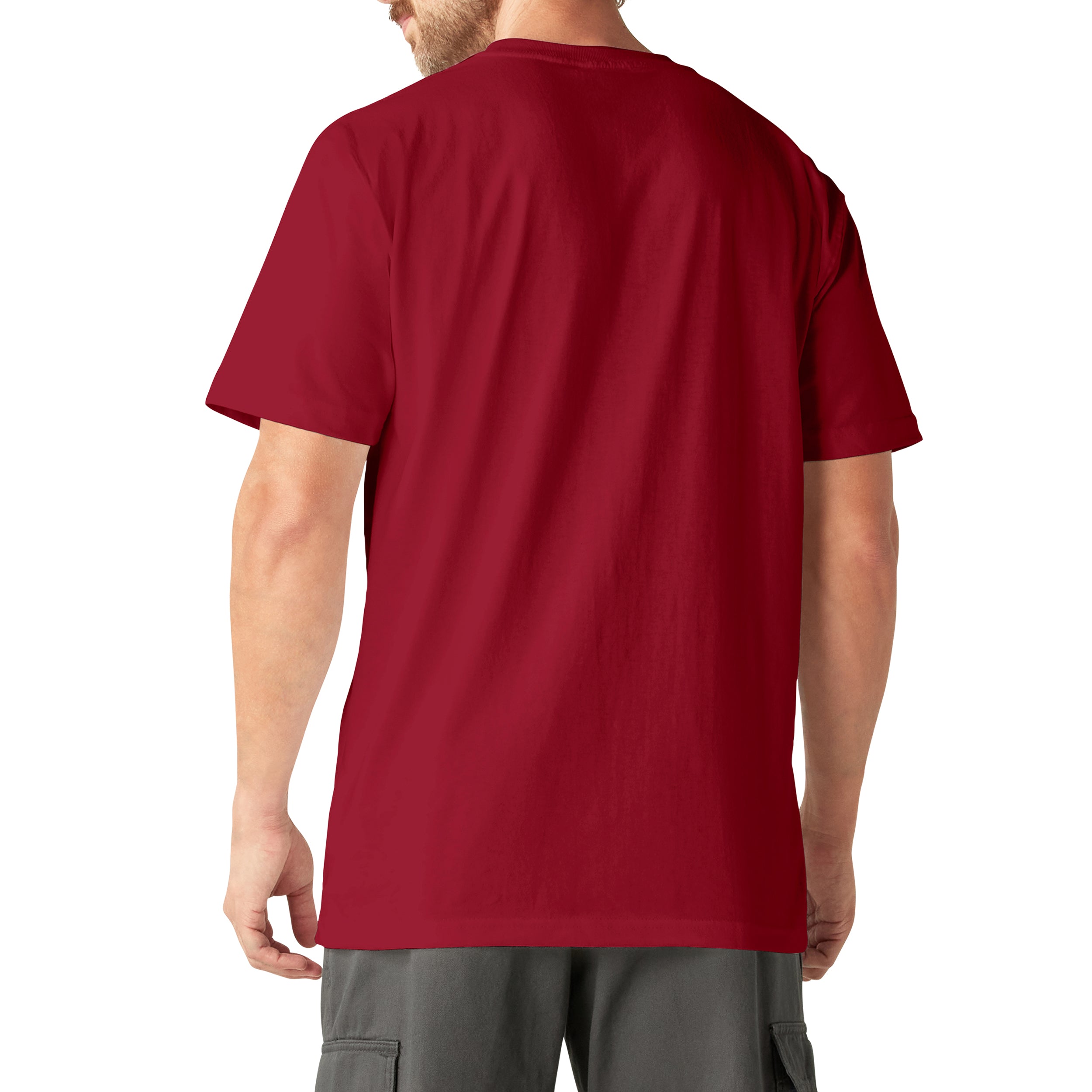 Heavyweight Short Sleeve Pocket T-Shirt - Image 2